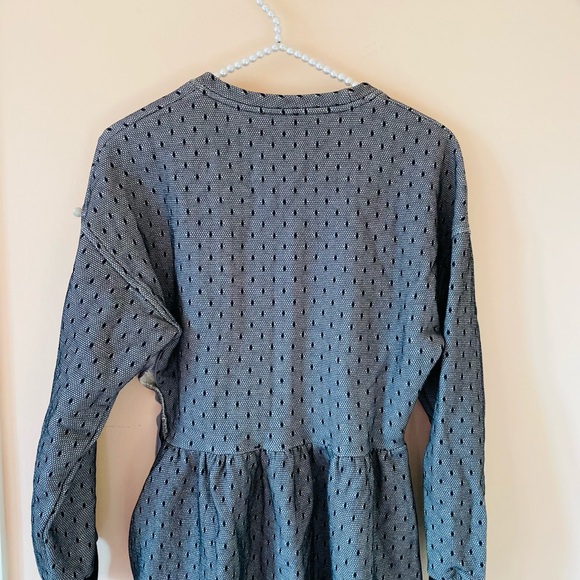 Red Valentino Mesh Dress Lace Sweatshirt Dress Midi Demure Winter Dress Small - Picture 6 of 14